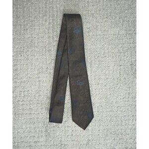 Vintage Sergio Valente Men's Silk Slim Tie Never Worn Made In USA